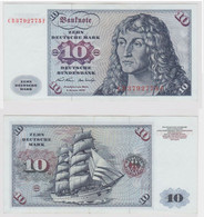 T147587 Banknote 10 DM Deutsche Mark Ro. 270a Schein 2.Jan. 1970 KN CB 3792775 F - 10 Deutsche Mark