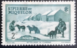 St. Pierre Et Miquelon - T2/11 - MH - 1938 - Michel 170 - Honderslee - Unused Stamps