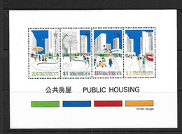 HONG-KONG 1981 BLOC HABITAT MODERNE YVERT N°B3 NEUF MNH** - Blocs-feuillets