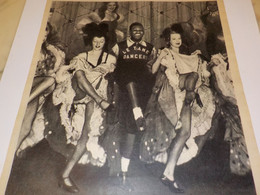 PHOTO FRENCH CANCAN ET RAY SUGAR ROBINSON 1952 - Other & Unclassified