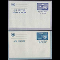 UN-NEW YORK 1952 - Aerogramme-Flying Birds 10c - Covers & Documents