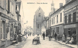 Esternay    51           Place Du Marché. Librairie Petit L'éditeur Et Hôtel De L'Union     (voir Scan) - Esternay