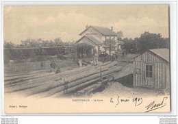 CPA 43 Yssingeaux La Gare Et Le Train Tramway Ligne De La Voulte Raucoules Brossettes - Yssingeaux