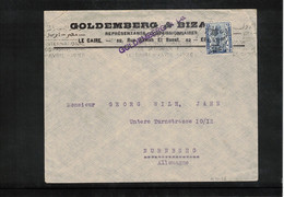 Egypt 1925 Interesting Letter From Cairo To Germany - Altri & Non Classificati