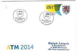 Luxembourg 2014 ATM Blason ¦ Coat Of Arms ¦ Wappen - Covers & Documents