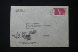 FINLANDE - Enveloppe Commerciale De Helsinki Pour Toulouse En 1947 Par Avion - L 88815 - Briefe U. Dokumente