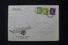 FINLANDE - Enveloppe Commerciale De Helsinki Pour Toulouse En 1947 Par Avion - L 88816 - Covers & Documents