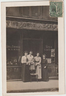 4012 PARIS 18 XVIII Café Bar Vins En Gros Maison REUILLE 6 Rue Myrha Pour Sa Tante Mme GAIFFE 1904 Cachet Clignancourt - District 18