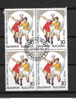 LOTE 2184 ///  BULGARIA 1990 BLOQUE 4 CON MATASELLO COMPLETO  ¡¡¡ OFERTA - LIQUIDATION - JE LIQUIDE !!! - Used Stamps