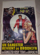 "Un Gangster Revient De Brooklyn" E. Marandi, L. Tony..1966 - Affiche 36x54 -TTB - Affiches & Posters