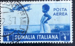 Somalia Italiana - T2/14 - (°)used - 1936 - Michel 237 - Landschappen - Somalië