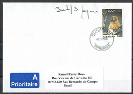 Bertil Skov Jørgensen. Denmark 2009. 150 Anniv Copenhagen Zoo. Michel 1532 On Cover Sent To Finland.. Signed. - Brieven En Documenten