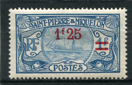 SAINT-PIERRE ET MIQUELON  N°  124 *  (Y&T)   (Charnière) - Unused Stamps