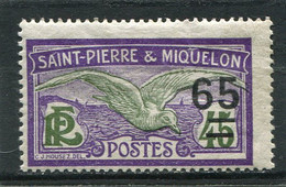 SAINT-PIERRE ET MIQUELON  N°  121 *  (Y&T)   (Gomme Détérioré) - Unused Stamps