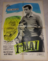 "1er MAI" Yves Montand...1958 - Affiche 60x80 - TTB - Posters