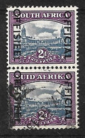 Afrique Du Sud  Service N° 8 Et 10 Se Tenant Oblitérés   B/ TB      Voir Scans       - Dienstzegels