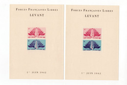 !!! PRIX FIXE : LEVANT, BF 1A ET 1B DENTELE ET NON DENTELE NEUFS TOUJOURS SANS GOMME - Unused Stamps