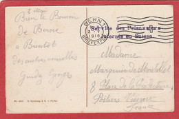 Carte En Franchise - Service Des Prisonniers Internés En Suisse - Bern - 1916 - Franchise