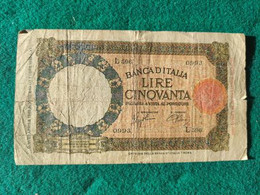 Italia  50 Lire 29/4/1940 - 50 Lire