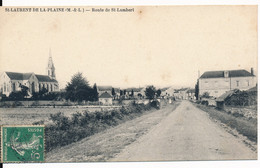 CPA 49 SAINT LAURENT DE LA PLAINE Route De Saint Lambert Du Lattay - Chalonnes Sur Loire