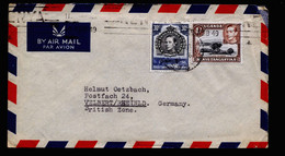 A6957) UK Brief 1949 V. Mombasa / Kenya N. Velbert / Germany - Kenya, Ouganda & Tanganyika