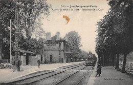 Jonchery Sur Vesle        51          Intérieur De La Gare   Arrivée Du Train  - 9 Bis -         (voir Scan) - Jonchery-sur-Vesle