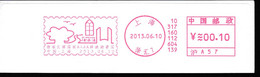 CHINA CHINE CINA 2013  SHANGHAI  METER STAMP - 19 - Otros & Sin Clasificación