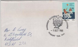 Australia PM 807 1981 Passionist Fathers And Brothers, Pictorial Postmark - Postmark Collection