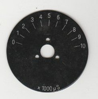 Old Potentiometer Scale-schaal X1000 US - Components