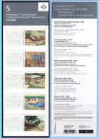 Canada Kanada ATM Stamps 2-6 / Famous Painters / 2016 / Philatelic Service Pack MNH / Frama CVP Automatenmarken - Stamped Labels (ATM) - Stic'n'Tic