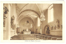 Cpa Suisse - Intérieur De L'église D'Hermance - Hermance