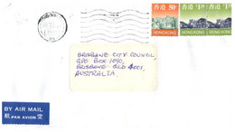 (II (ii) 31) Letter Posted From Hong Kong To Australia (2 Covers) 1997 - Covers & Documents