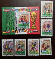 O) 1990 HUNGARY, PROOF, 1990 WORLD CUP SOCCER CHAMPIONSHIPS ITALY, DRIBBLE, HEADING  THE BALL, KICK, GOAL ATTEMPT , DRIB - Sonstige & Ohne Zuordnung