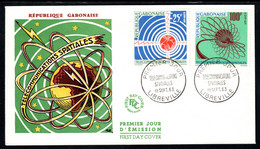 Gabon 1963 FDC Mi# 185-186 - Space Communications - Africa