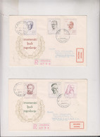 YUGOSLAVIA, 1970 LJUBLJANA FDC Covers Registered To Germany - Other & Unclassified