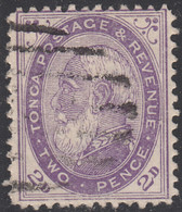 Tonga 1886-92 Used Sc #2a 2p King George I Perf 12.5 - Tonga (...-1970)