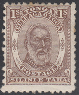 Tonga 1892 MH Sc #14 1sh King George I - Tonga (...-1970)
