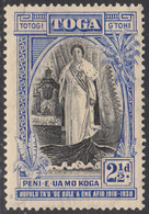 Tonga 1938 MH Sc #72 2 1/2p Queen Salote Inscribed 1918-1938 - Tonga (...-1970)