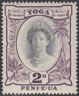 Tonga 1942 MH Sc #75a 2p Queen Salote Die III - Tonga (...-1970)