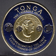 Tonga 1965 MH Sc #144 5sh In Black On 2p Coin - Tonga (...-1970)