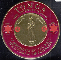 Tonga 1965 MH Sc #C13 4sh6p In Red On 2sh1p Coin - Tonga (...-1970)
