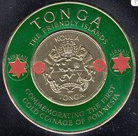 Tonga 1965 MH Sc #C14 4sh6p In Red On 2sh4p Coin - Tonga (...-1970)