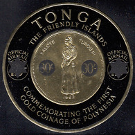 Tonga 1965 MH Sc #CO8 30sh In Black On 15sh Coin - Tonga (...-1970)