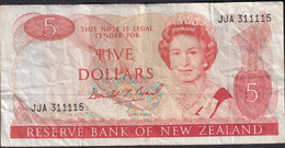 New Zealand ND (1989-92) $5 Banknote JJA 311115 - Nouvelle-Zélande
