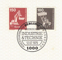 488X * BERLIN 584/5 * 2 FEINE WERTE SONDERSTEMPEL AUSSCHNITT FREIMARKEN * MICHEL 8,00 **!! - Frankeermachines (EMA)