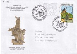 Mondorf-les-Bains EXPHIMO '01 (8.299.1) - Briefe U. Dokumente