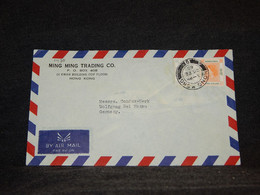 Hong Kong 1960 Air Mail Cover To Germany__(1430) - Brieven En Documenten
