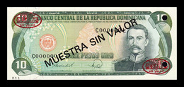 República Dominicana 10 Pesos Oro 1988 Pick 119Cs Specimen SC UNC - Dominicaine