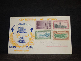 New Zealand 1948 Centennial Of Otago Cover__(1186) - Storia Postale