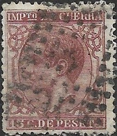 SPAIN 1877 War Stamp - Cuban War (1868-78) - 15c. De P - Purple FU - Impots De Guerre